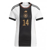 Echipament fotbal Germania Jamal Musiala #14 Tricou Acasa Mondial 2022 pentru femei maneca scurta